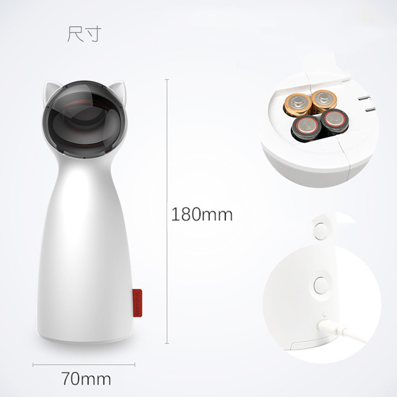 Automatic Laser Cat Toy – Interactive Rotating Laser for Indoor Cats | Cat Enrichment