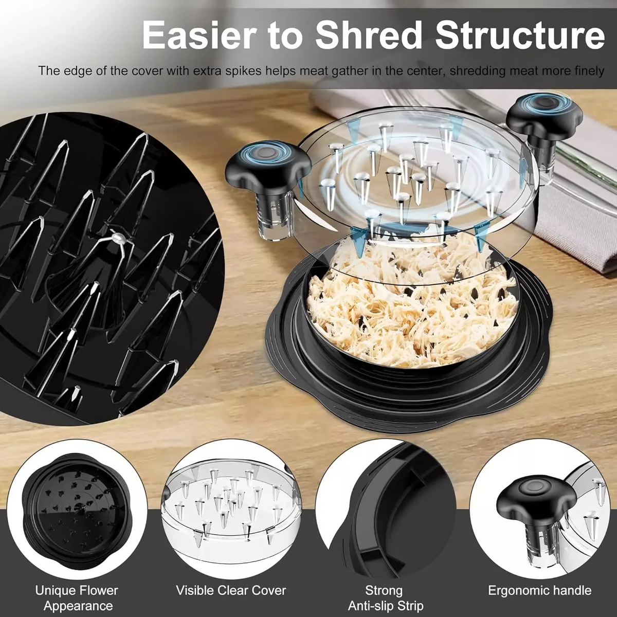 Easy Grip Chicken Shredder