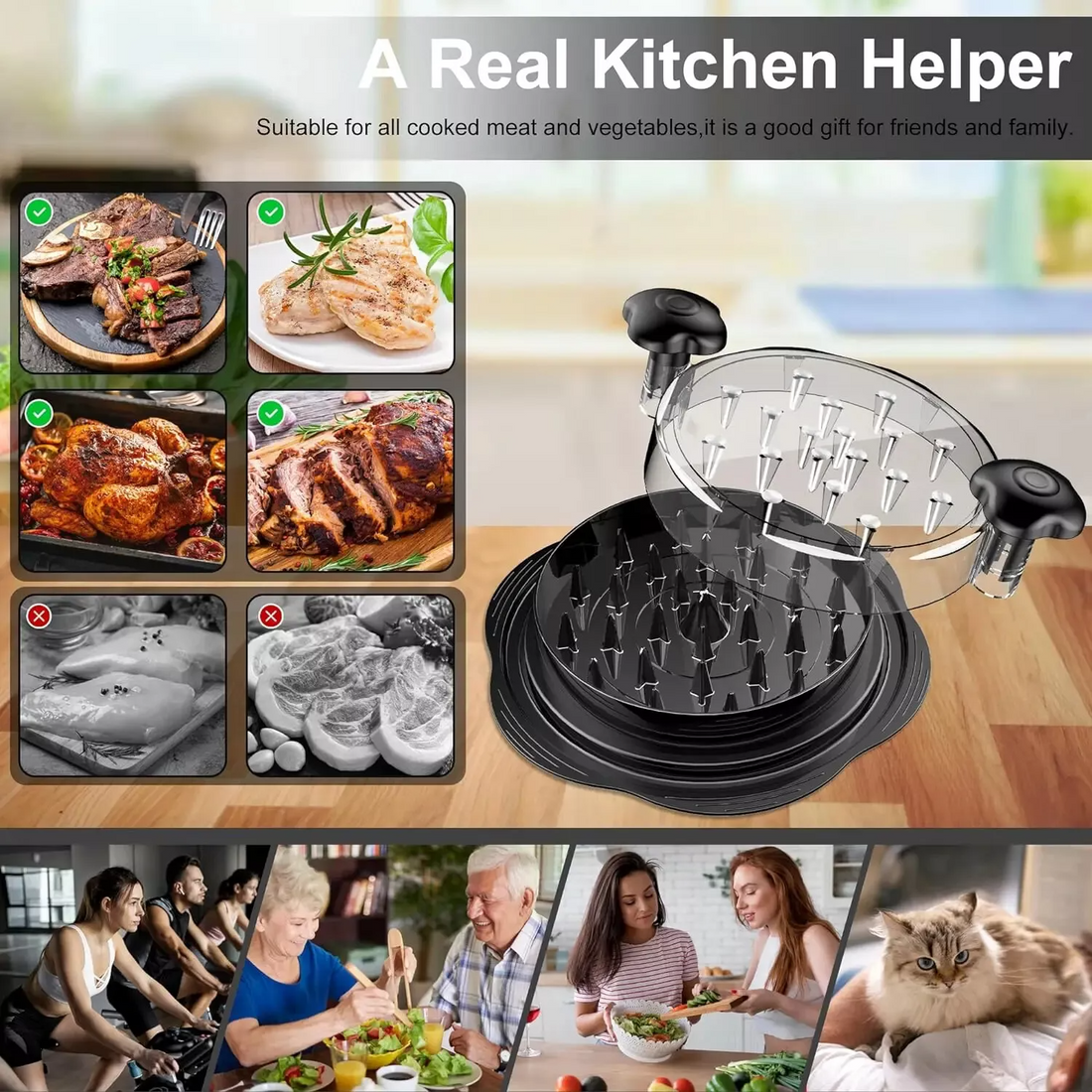 Easy Grip Chicken Shredder