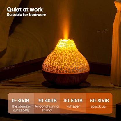 Volcano Black LED Essence Diffuser