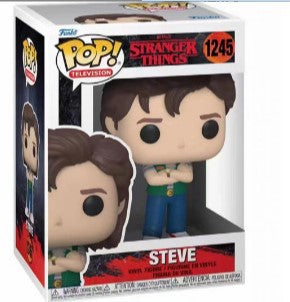 Funko Pop Stranger Things Dustin &amp; Steve Figures collection with various characters from the show.