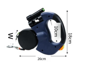 Dual Retractable Dog Leash – Reflective 360° Swivel for Two Dogs