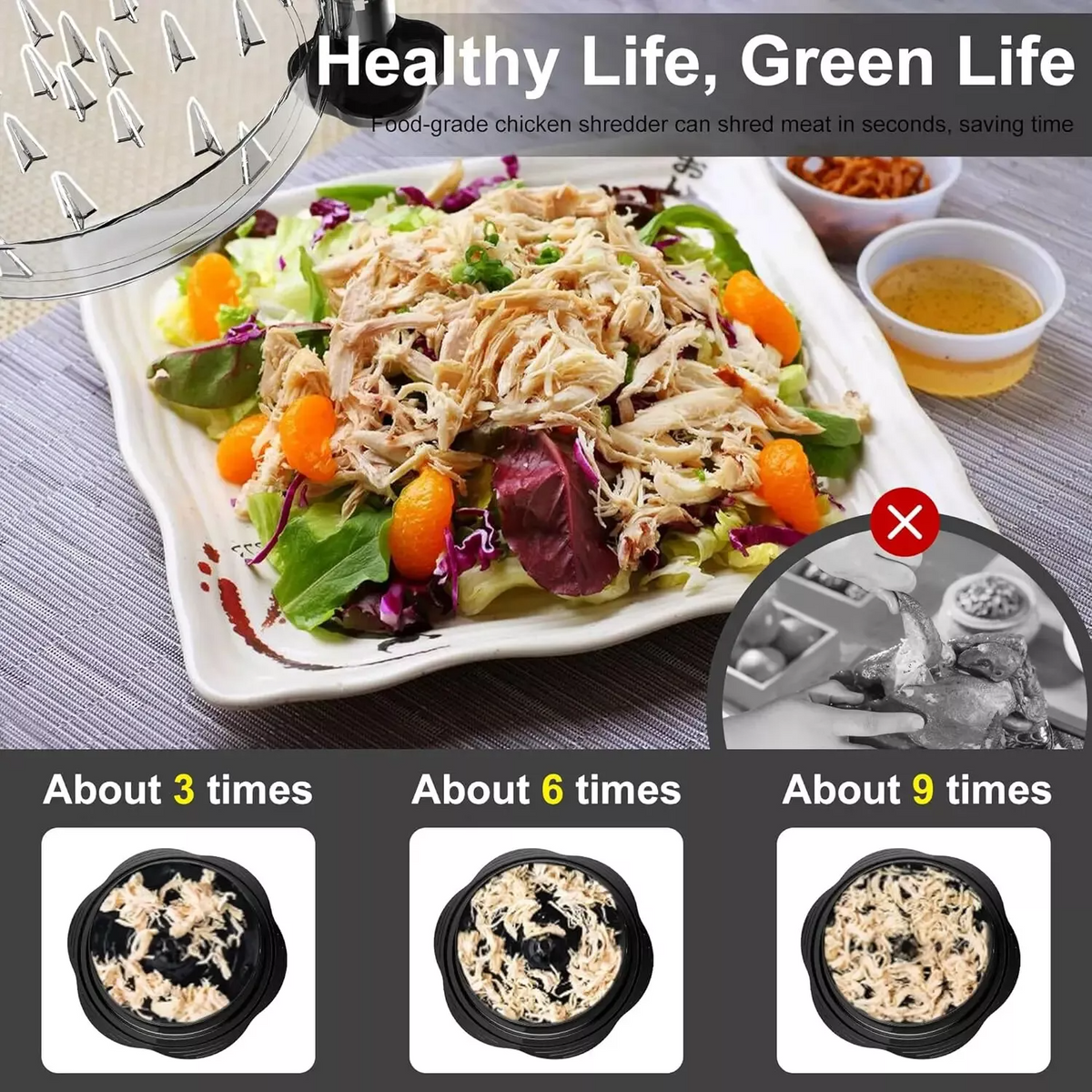 Easy Grip Chicken Shredder
