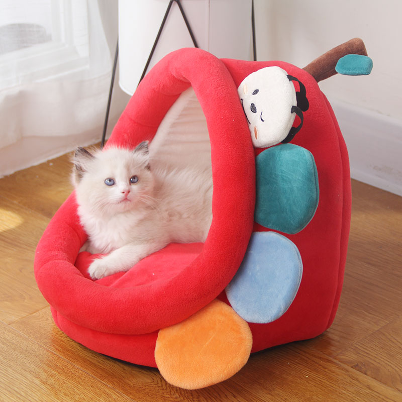 Cat Litter Villa – Semi-Enclosed Washable Cat House