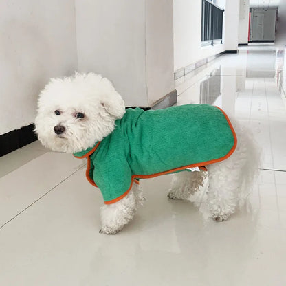 Quick-Dry Microfiber Pet Robe
