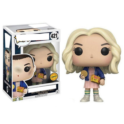 Funko Pop Stranger Things Dustin &amp; Steve Figures collection with various characters from the show.
