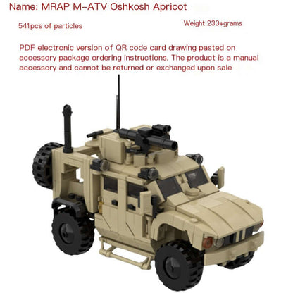 Cross-Border Compatible LEGO MOC-150189 Military Vehicle