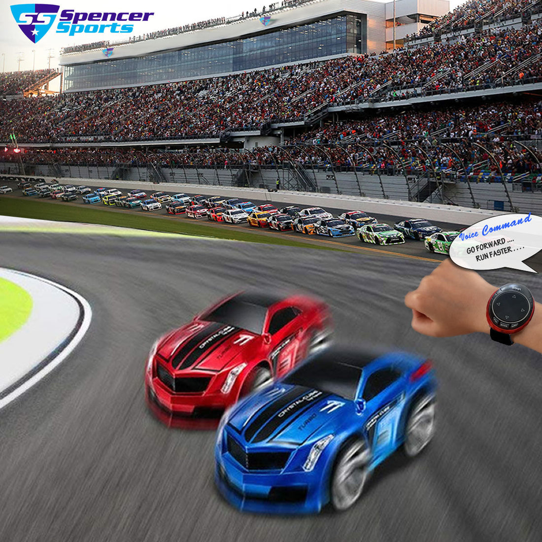 Turbo Racer Voice-Activated Remote Control Sports Car