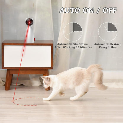 Automatic Laser Cat Toy – Interactive Rotating Laser for Indoor Cats | Cat Enrichment