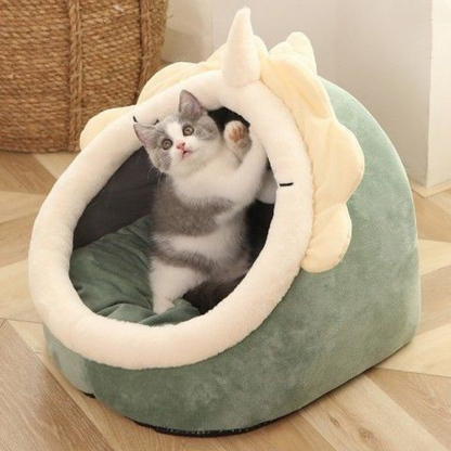 Cat Litter Villa – Semi-Enclosed Washable Cat House