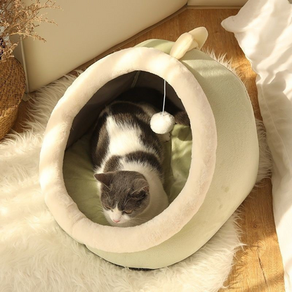 Cat Litter Villa – Semi-Enclosed Washable Cat House
