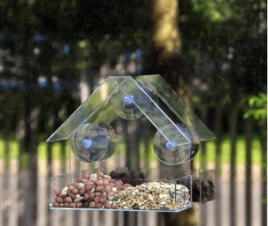 Custom Acrylic Small Bird Feeder And Cage For Pets