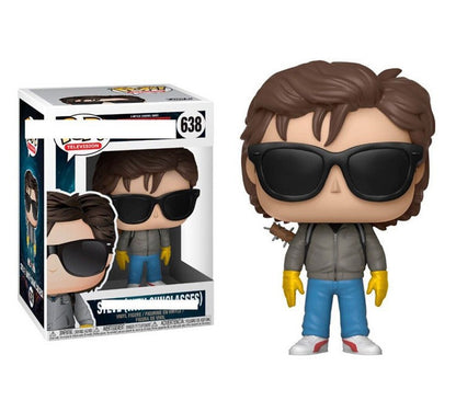 Funko Pop Stranger Things Dustin &amp; Steve Figures collection with various characters from the show.