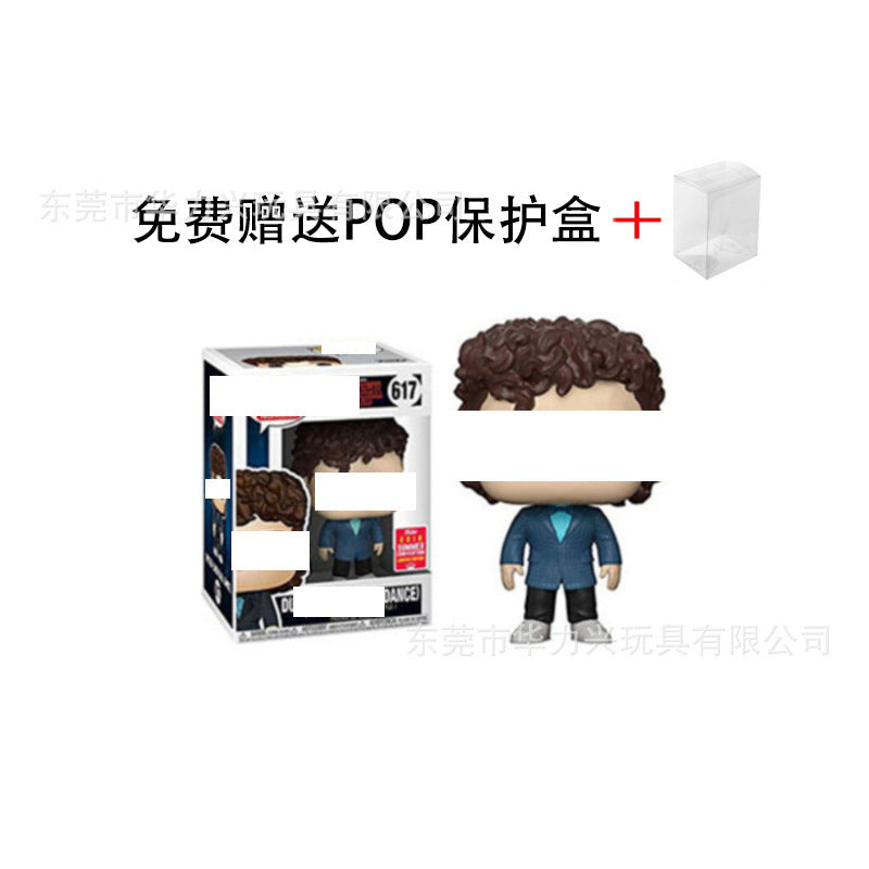 Funko Pop Stranger Things Dustin &amp; Steve Figures collection with various characters from the show.
