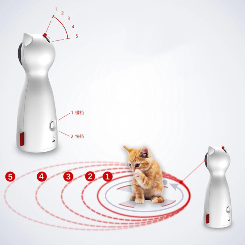 Automatic Laser Cat Toy – Interactive Rotating Laser for Indoor Cats | Cat Enrichment
