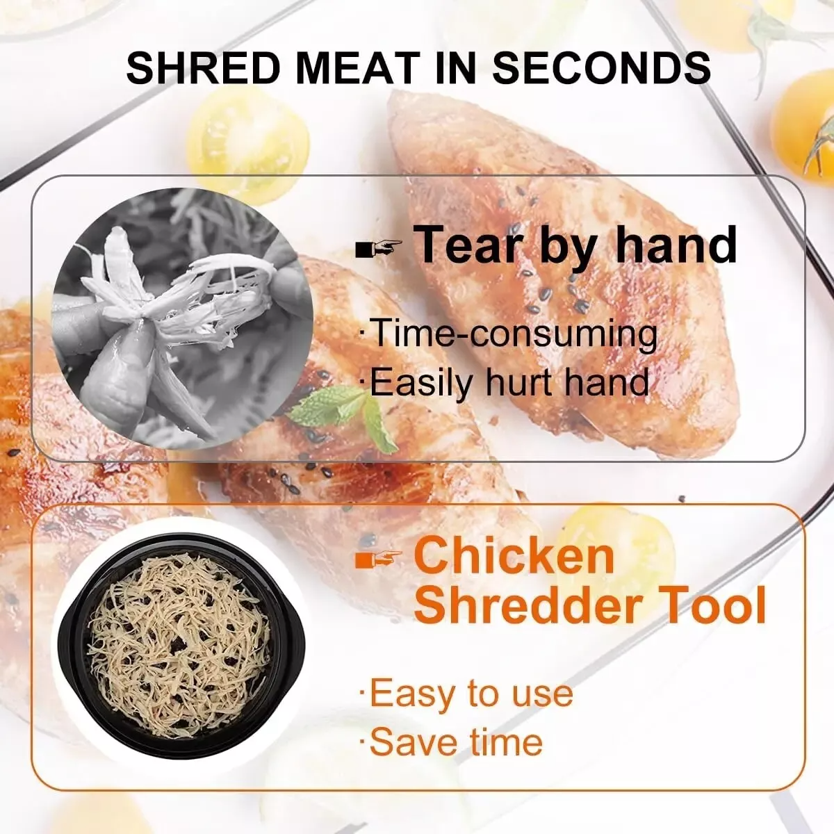 Easy Grip Chicken Shredder