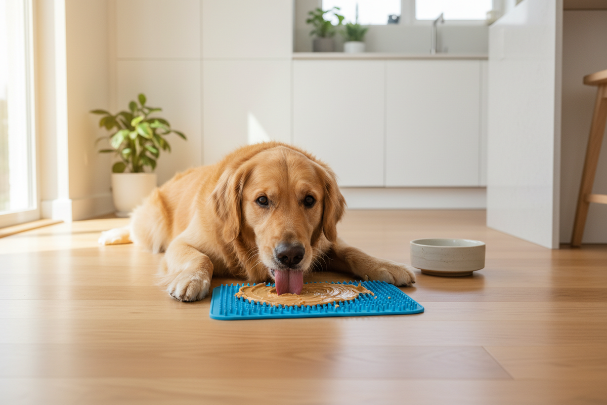 Dog Lick Mat Lifestyle