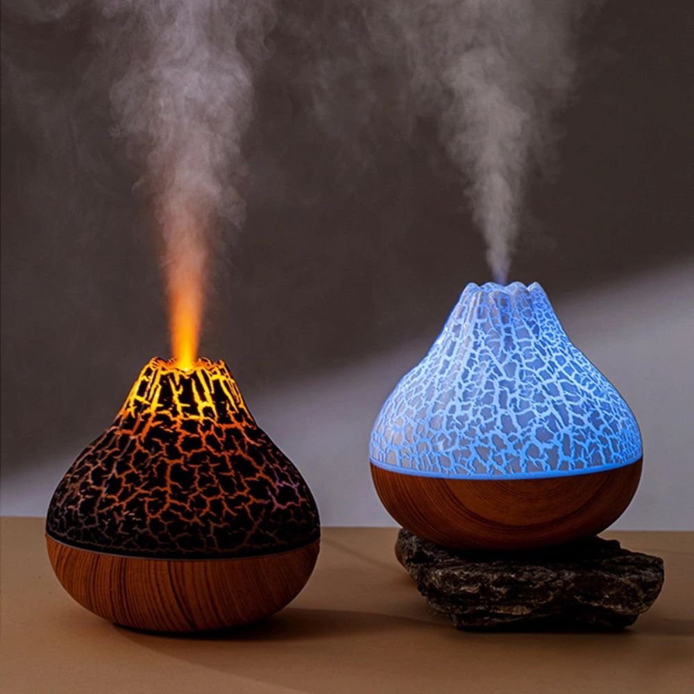 Volcano Black LED Essence Diffuser