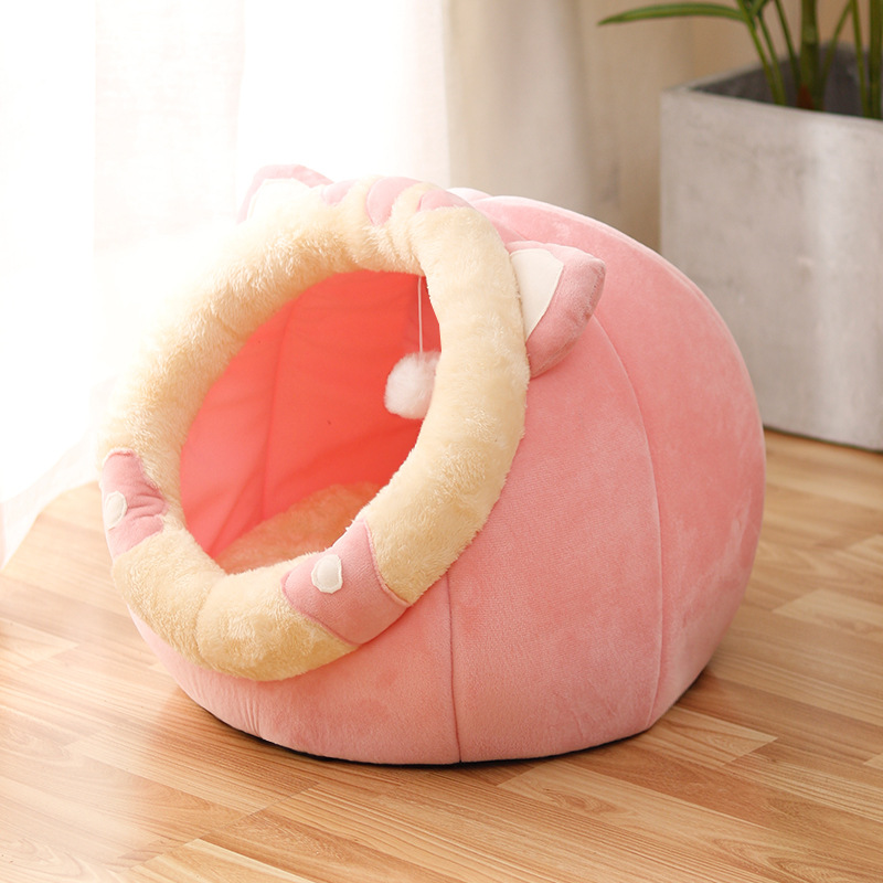 Cozy Cat Nest – Warm Enclosed Bed for Indoor Cats